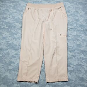 Chicos Pants‎ Womens 2 Orange Peach Pull On Lightweight